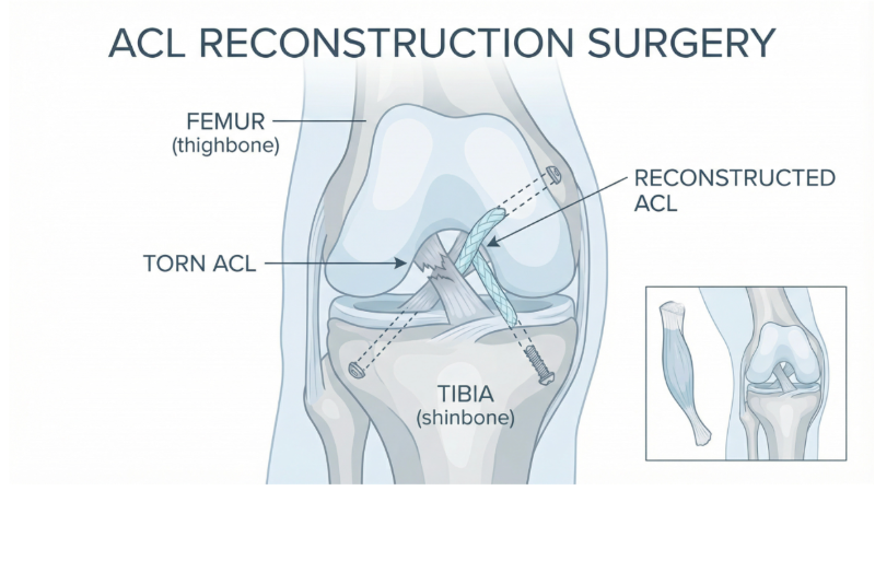 Expert ACL reconstruction surgery in Bournemouth with Mr Paul Pavlou, a specialist knee surgeon. Learn about the procedure, graft options, and recovery for ACL tears.