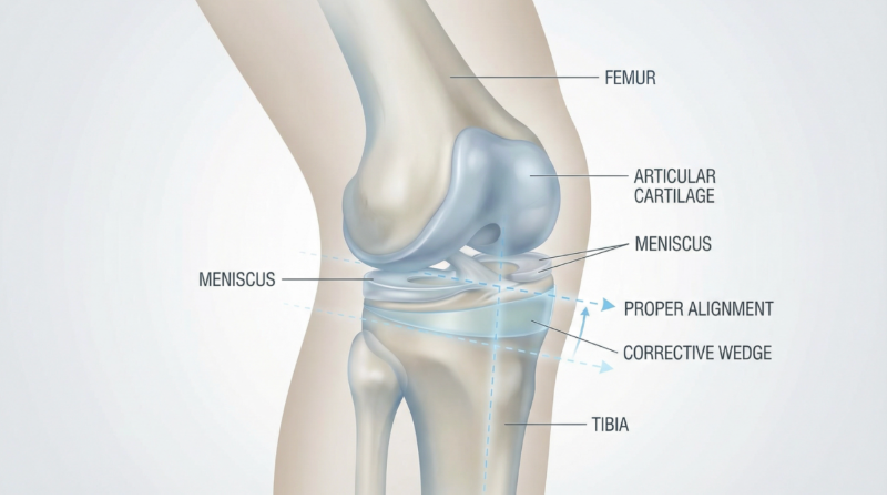 Specialist knee surgeon Mr Paul Pavlou offers knee realignment surgery in Bournemouth to treat osteoarthritis and delay knee replacement.